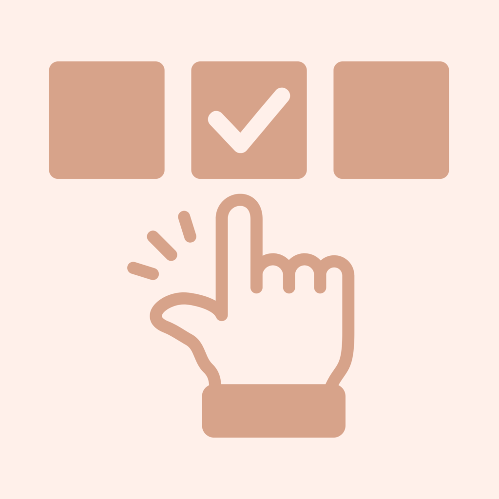 ご家庭に合った支援内容を柔軟に選べることを示すアイコン