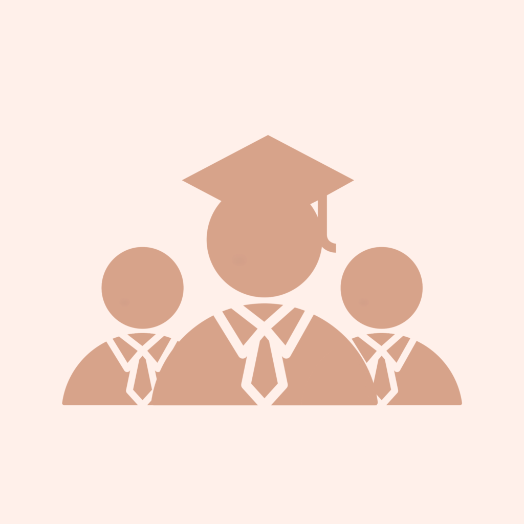 岡山で不登校の支援・相談を行うサポーターをイメージしたアイコン